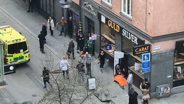 Stockholm'da kamyonlu saldırı - Sputnik Türkiye