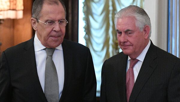 Rusya Dışişleri Bakanı Sergey Lavrov- ABD Dışişleri Bakanı Rex Tillerson - Sputnik Türkiye
