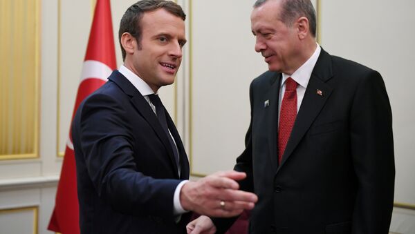 Erdoğan-Macron - Sputnik Türkiye