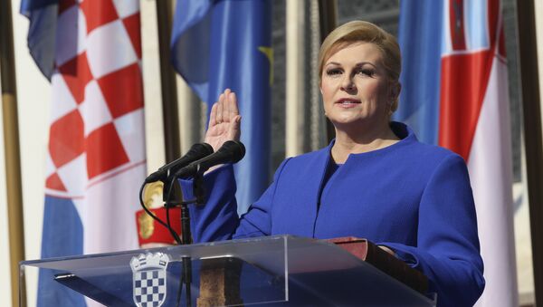 Hırvatistan Cumhurbaşkanı Kolinda Grabar-Kitarovic - Sputnik Türkiye