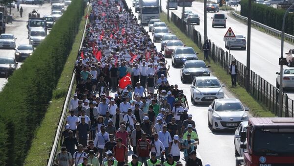 Adalet Yürüyüşü'nün 14. günü - CHP lideri Kemal Kılıçdaroğlu - Sputnik Türkiye