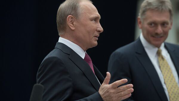 Rusya Devlet Başkanı Vladimir Putin- Kremlin Sözcüsü Dmitriy Peskov - Sputnik Türkiye