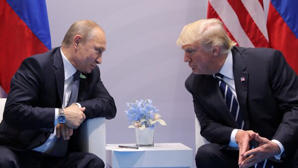 Donald Trump - Vladimir Putin / 2017 G20 - Sputnik Türkiye