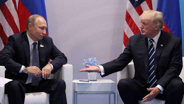 Vladimir Putin - Donald Trump - Sputnik Türkiye