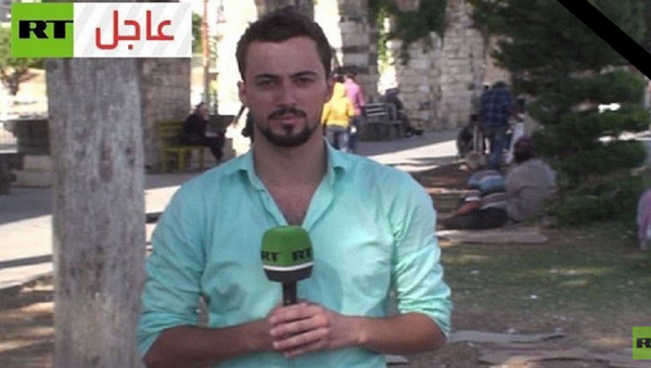 Russia Today (RT) televizyonunun Suriye'deki muhabiri Halid el-Hatıb - Sputnik Türkiye