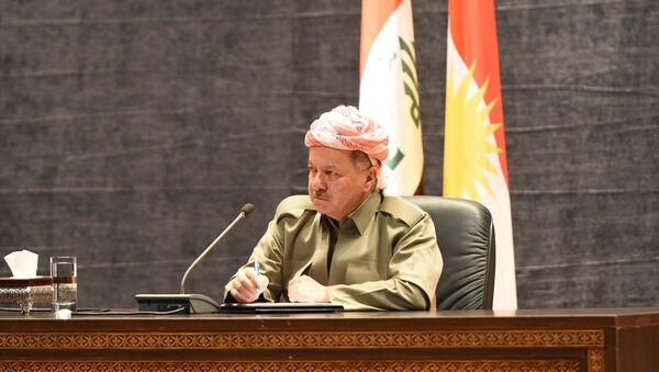 Irak Kürt Bölgesel Yönetimi (IKBY) Başkanı Mesud Barzani - Sputnik Türkiye