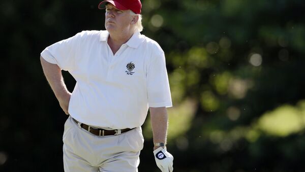 ABD Başkanı Donald Trump, golf - Sputnik Türkiye