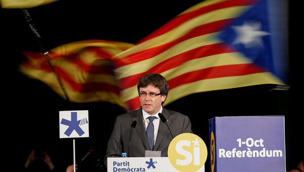Carles Puigdemont, el presidente catalán - Sputnik Türkiye