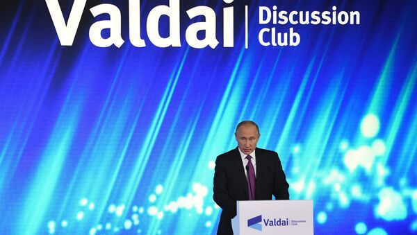 Rusya Devlet Başkanı Vladimir Putin- Valday Tartışma Kulübü - Sputnik Türkiye