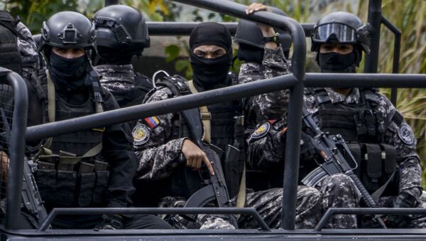 Venezüella güvenlik gücü mensupları- Bolivarcı Ulusal İstihbarat Bürosu (SEBIN) - Sputnik Türkiye