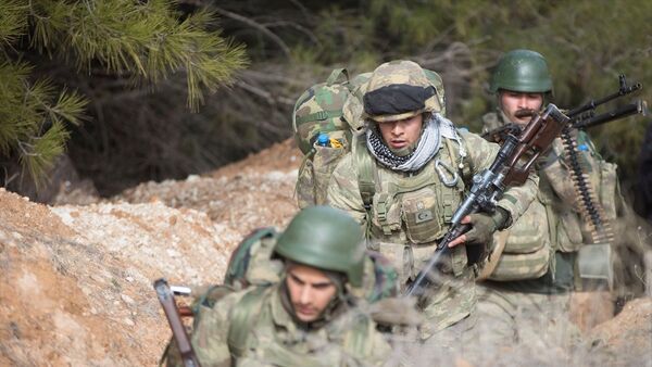 TSK, ÖSO ile Afrin'e Azez'den operasyon başlattı. - Sputnik Türkiye