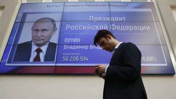 Rusya Devlet Başkanı Vladimir Putin-Seçim - Sputnik Türkiye