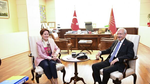 İYİ Parti Genel Başkanı Meral Akşener - CHP Genel Başkanı Kemal Kılıçdaroğlu - Sputnik Türkiye