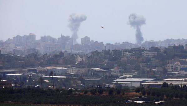 İsrail-Gazze-Hava saldırısı - Sputnik Türkiye