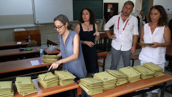Oy sayımı, 24 Haziran, seçim, sandık - Sputnik Türkiye
