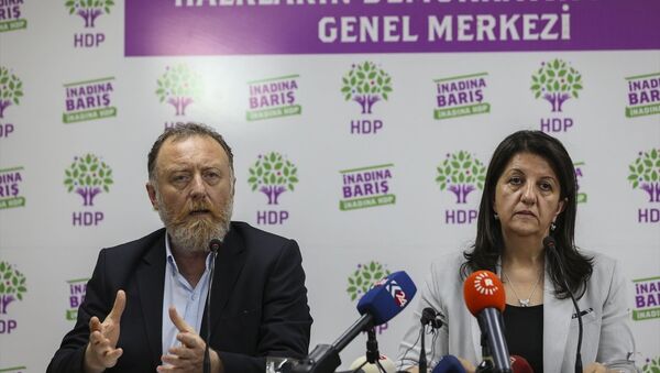 HDP Eş Genel Başkanları Pervin Buldan (sağda) ve Sezai Temelli (solda) - Sputnik Türkiye