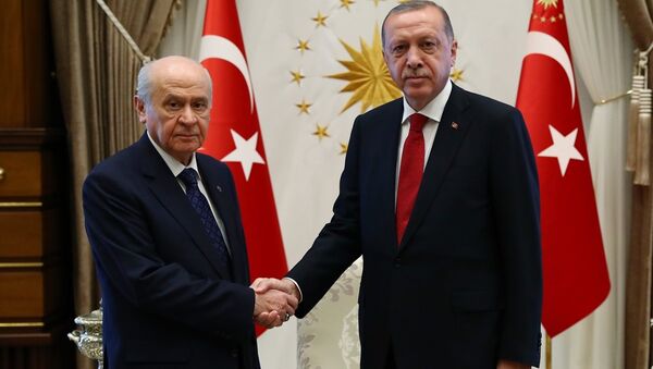 Erdoğan - Bahçeli - Sputnik Türkiye