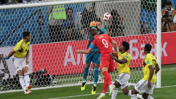 FIFA World Cup 2018, Round of 16, Colombia - England, July 3, Spartak Otkritie Arena in Moscow - Sputnik Türkiye