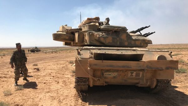 Suriye ordusu, Dera’da Ürdün sınırında - Sputnik Türkiye