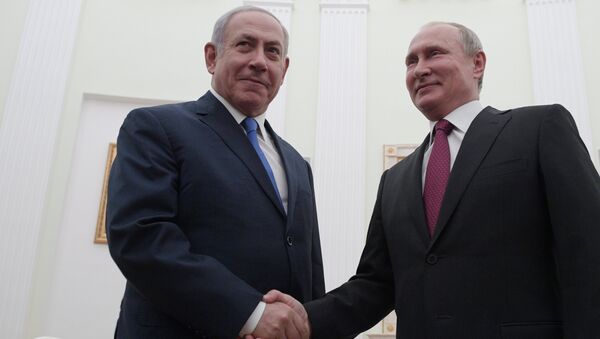 İsrail Başbakanı Benyamin Netanyahu- Rusya Devlet Başkanı Vladimir Putin  - Sputnik Türkiye