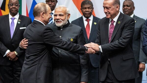 BRICS, Recep Tayyip Erdoğan, Vladimir Putin - Sputnik Türkiye