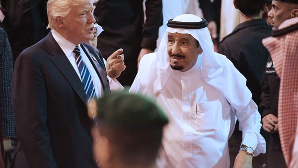 ABD Başkanı Donald Trump- Suudi Arabistan Kralı Selman  - Sputnik Türkiye