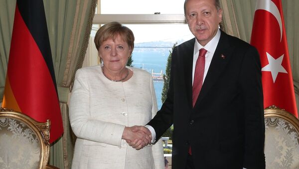 Erdoğan - Merkel - Sputnik Türkiye