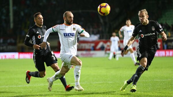Spor Toto Süper Lig'in 15. haftasında, Alanyaspor-Beşiktaş arasında oynanan maç - Sputnik Türkiye