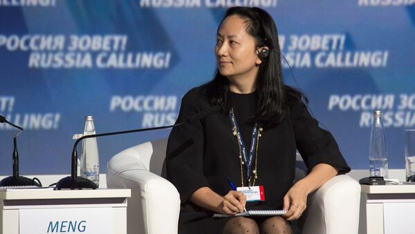 Huawei's Executive Board Director Meng Wanzhou attends the VTB Capital Investment Forum Russia Calling! in Moscow - Sputnik Türkiye