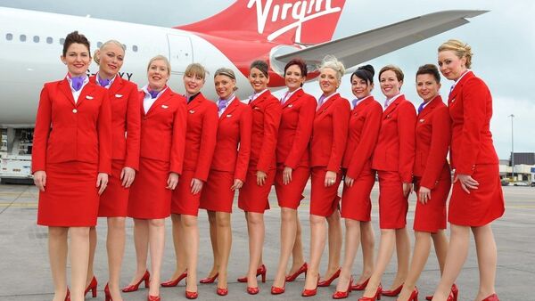 Virgin Atlantic kabin çalışanları (hostesler) - Sputnik Türkiye