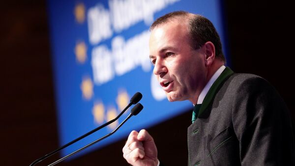 Avrupa Halk Partisi (European Peoples Party's-EPP) adaylarından Manfred Weber - Sputnik Türkiye