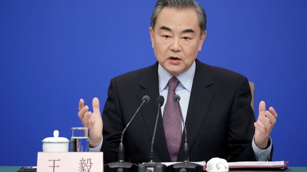 Çin Devlet Konseyi Üyesi ve Dışişleri Bakanı Wang Yi - Sputnik Türkiye