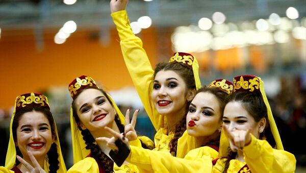 Rusya'nın başkenti Moskova'da Nevruz Bayramı dolayısıyla kutlama programı düzenlendi. - Sputnik Türkiye