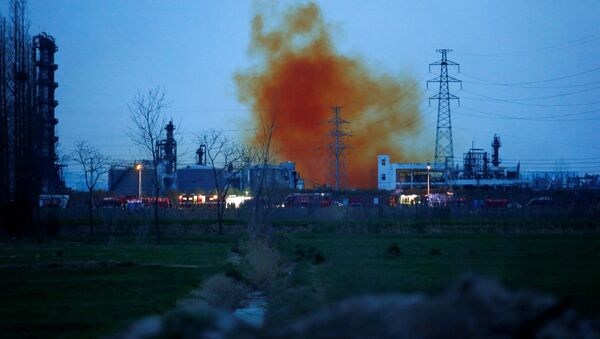 Çin’de kimya tesisindeki patlamada - Sputnik Türkiye