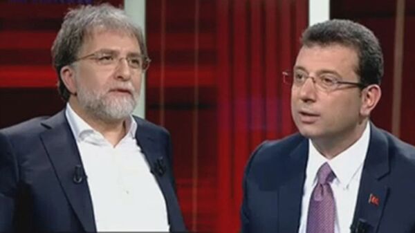 Ekrem İmamoğlu'nun konuk olduğu ve Ahmet Hakan'ın sunduğu Tarafsız Bölge programı - Sputnik Türkiye