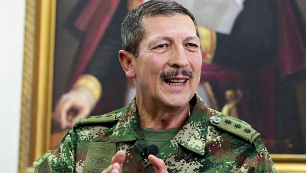 Kolombiya Kara Kuvvetleri Komutanı Nicacio de Jesus Martinez Espinel - Sputnik Türkiye