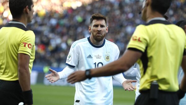 Arjantinli futbolcu Lionel Messi - Copa America - Sputnik Türkiye