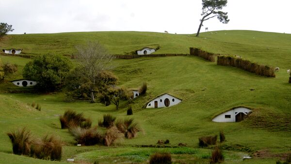 Yüzüklerin Efendisi'nin çekildiği Yeni Zelanda'daki Hobbit köyü seti - Sputnik Türkiye