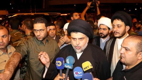 Irak'ta Şii lider Sadr, Necef'teki gösterilere katıldı - Sputnik Türkiye