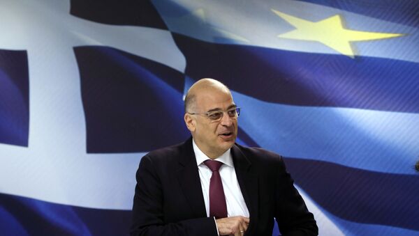 Yunanistan Dışişleri Bakanı Nikos Dendias - Sputnik Türkiye