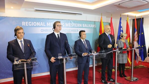 Batı Balkan liderleri Kuzey Makedonya'da toplandı - Sputnik Türkiye