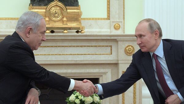Rusya Devlet Başkanı Vladimir Putin ve İsrail Başbakanı Benyamin Netanyahu  - Sputnik Türkiye