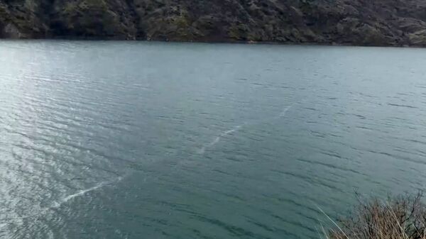 Depremin yüzey kırığının izi, Karakaya Baraj Gölü'nde görüldü - Sputnik Türkiye