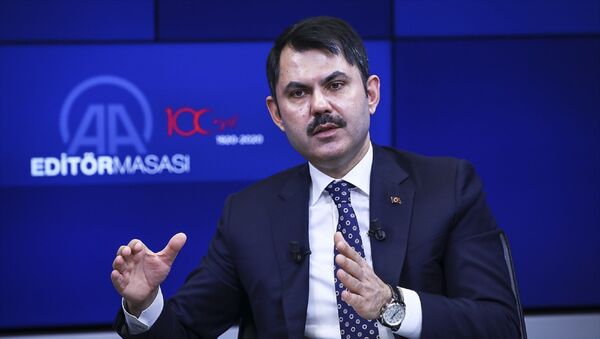 Çevre ve Şehircilik Bakanı Murat Kurum, - Sputnik Türkiye