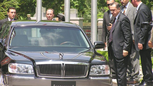 Erdoğan - limuzin - Sputnik Türkiye