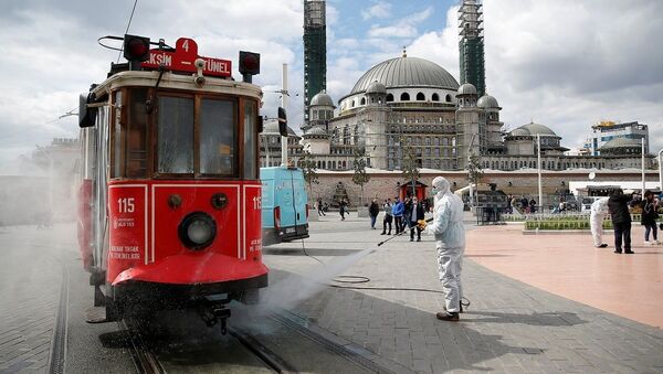 İstanbul, Taksim, koronavirüs - Sputnik Türkiye