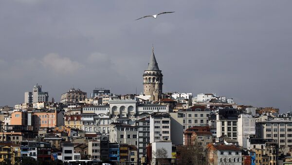 Koronavirüs salgınında Galata Kulesi, İstanbul - Sputnik Türkiye