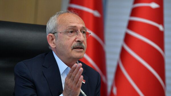 CHP Genel Başkanı Kemal Kılıçdaroğlu, CHP il başkanlarıyla video konferans yöntemiyle görüştü. - Sputnik Türkiye