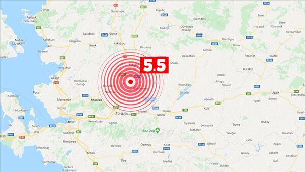 Manisa'da 5.5 büyüklüğünde deprem - Sputnik Türkiye